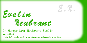 evelin neubrant business card